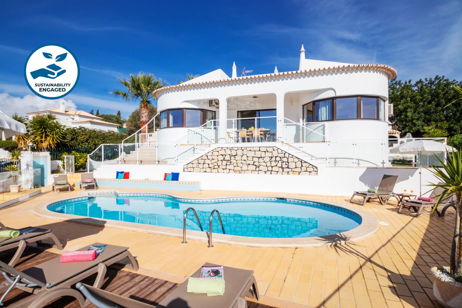 Villa with heatable pool & sea view, Albufeira - SWIMMING_POOL