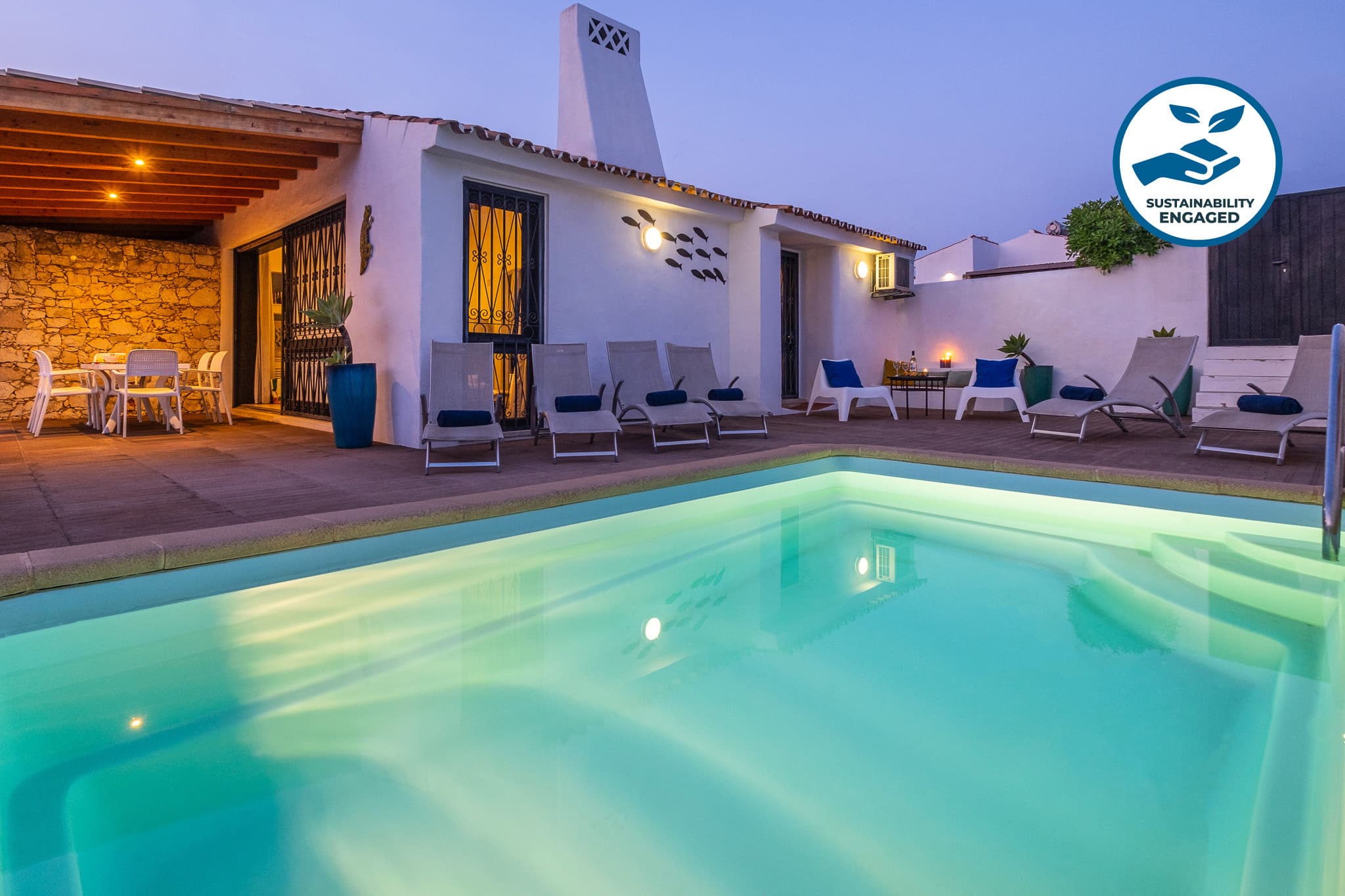 Charming Villa near Oura Beach w/ Heatable Pool - SWIMMING_POOL
